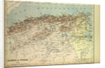 Map of Algeria and Tunisia by Anonymous