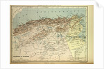 Map of Algeria and Tunisia by Anonymous