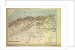 Map of Algeria and Tunisia by Anonymous