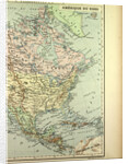 Map of North America by Anonymous