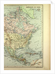 Map of North America by Anonymous