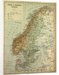 Map of Sweden Denmark and Norway by Anonymous