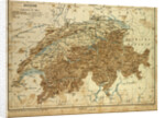 Map of Switzerland by Anonymous