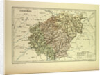 Map of Corrèze France by Anonymous