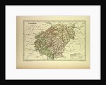 Map of Corrèze France by Anonymous