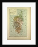 Map of Corse France by Anonymous