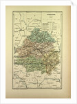 Map of Dordogne France by Anonymous