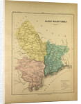 Map of Alpes Maritimes France by Anonymous