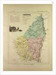 Map of Ardèche France by Anonymous