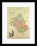 Map of Aveyron France by Anonymous