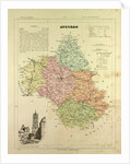 Map of Aveyron France by Anonymous