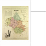 Map of Aveyron France by Anonymous