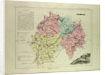 Map of Cantal France by Anonymous