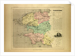 Map of Finistère France by Anonymous