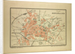 Map of Montpellier France by Anonymous