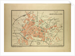 Map of Montpellier France by Anonymous