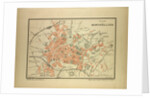 Map of Montpellier France by Anonymous