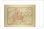 Map of Montpellier France by Anonymous