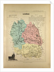 Map of Lozère France by Anonymous