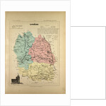 Map of Lozère France by Anonymous