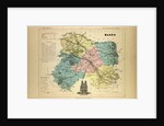 Map of Marne France by Anonymous