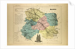 Map of Marne France by Anonymous