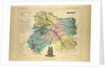 Map of Marne France by Anonymous