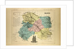 Map of Marne France by Anonymous