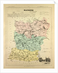 Map of Mayenne France by Anonymous