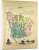 Map of Nièvre France by Anonymous