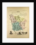 Map of Nièvre France by Anonymous