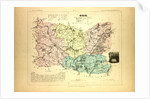 Map of Oise France by Anonymous