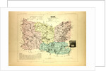 Map of Oise France by Anonymous