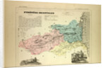 Map of Pyrénées Orientales France by Anonymous