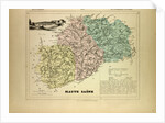 Map of Haute Saône France by Anonymous