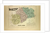 Map of Haute Saône France by Anonymous