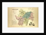 Map of Saône Et Loire France by Anonymous