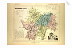 Map of Saône Et Loire France by Anonymous