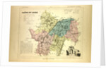 Map of Saône Et Loire France by Anonymous