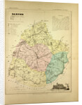 Map of Sarthe France by Anonymous
