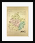 Map of Sarthe France by Anonymous