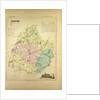 Map of Sarthe France by Anonymous