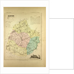 Map of Sarthe France by Anonymous