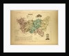 Map of Vosges France by Anonymous