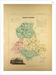 Map of Haute Vienne France by Anonymous