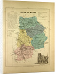 Map of Seine Et Marne France by Anonymous