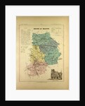 Map of Seine Et Marne France by Anonymous