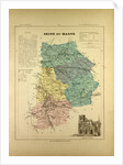 Map of Seine Et Marne France by Anonymous