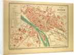 Map of Rouen France by Anonymous