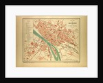 Map of Rouen France by Anonymous